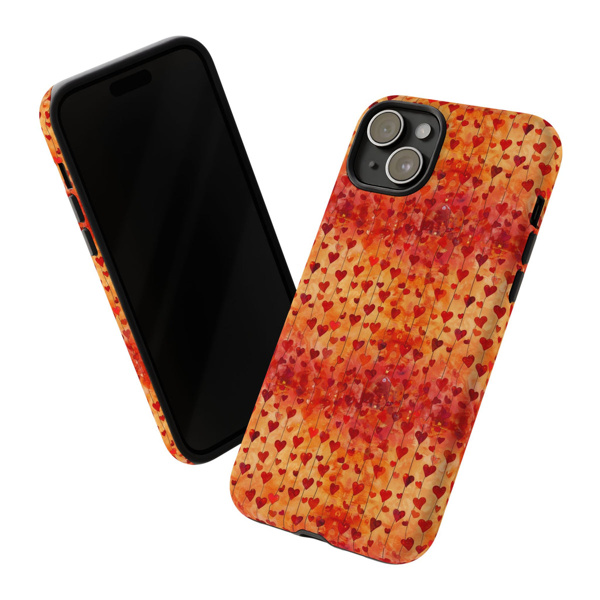 Heart Pattern Phone Case – Stylish & Loving Design for Your Device 827