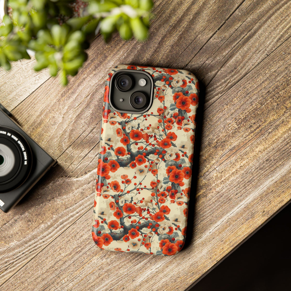 Japanese Pattern Phone Case – Elegant & Timeless Design for Your Phone 084