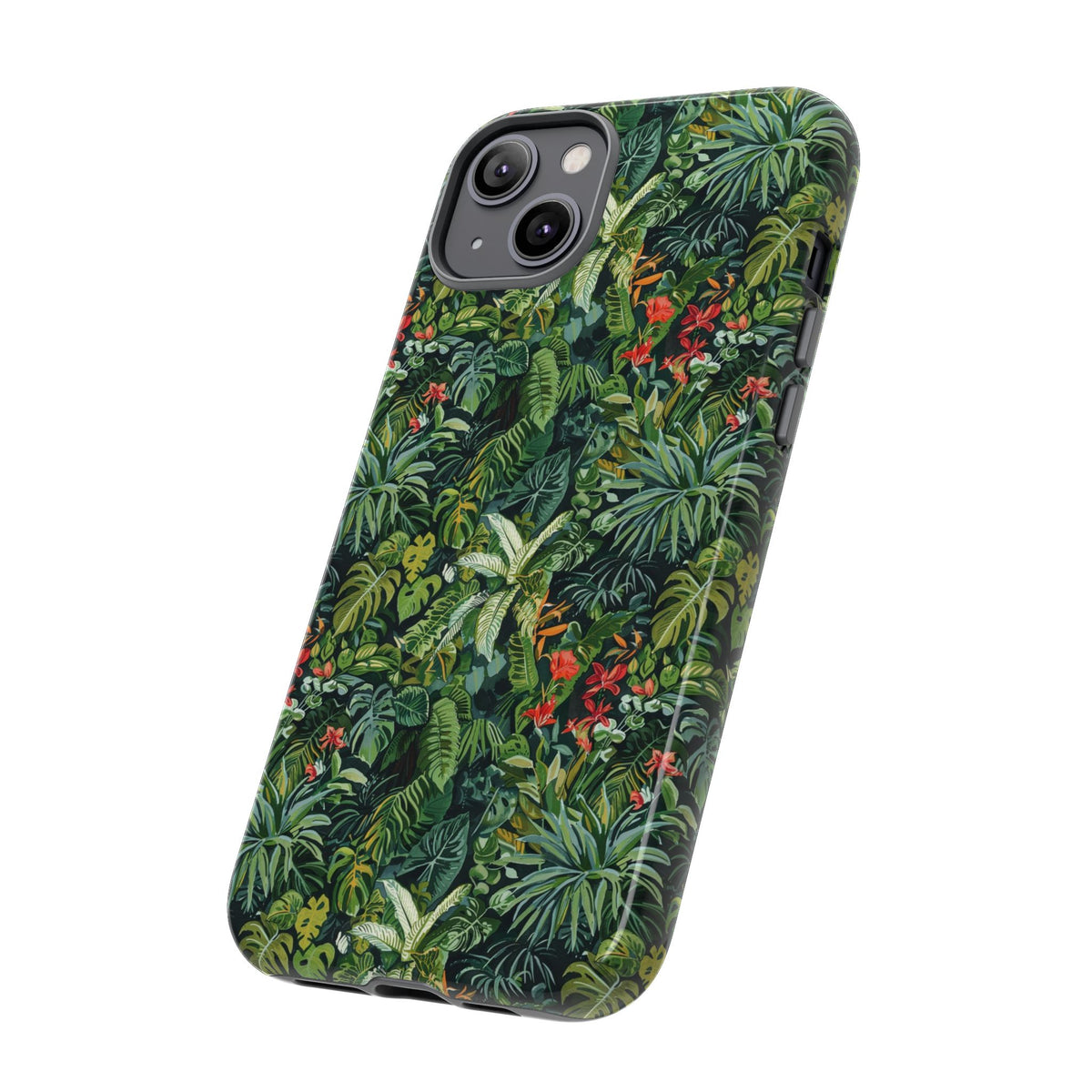 Jungle Pattern Phone Case – Exotic & Lush Design for Your Phone 323