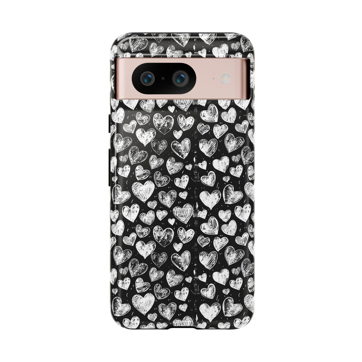 Heart Pattern Phone Case – Stylish & Loving Design for Your Device 815