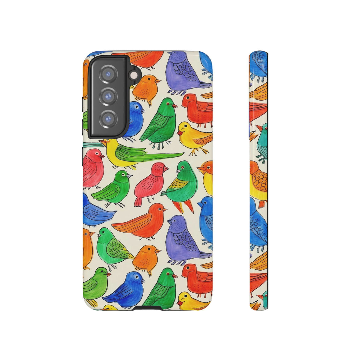 Birds Seamless Pattern Phone Case – Elegant and Timeless Avian Design 2