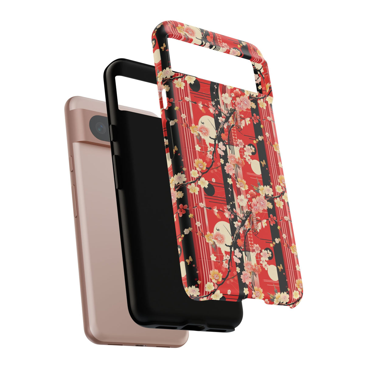 Japanese Pattern Phone Case – Elegant & Timeless Design for Your Phone 026