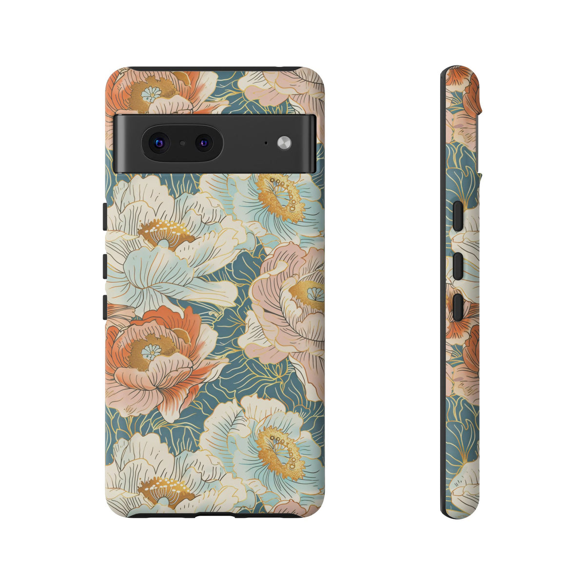 Japanese Blossom Asian Floral Design Phone Case – Elegant Floral Phone Cover 3