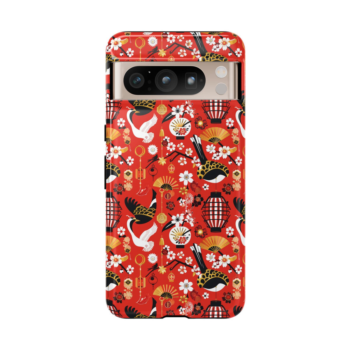 Japanese Pattern Phone Case – Elegant & Timeless Design for Your Phone 056