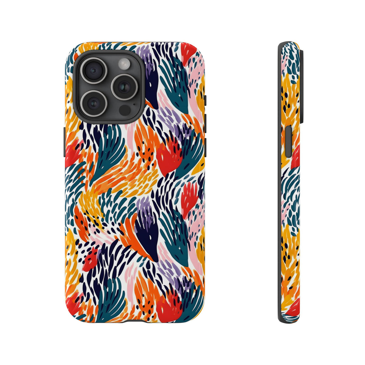 Abstract Painting Design Phone Case – Modern Art-Inspired Phone Cover