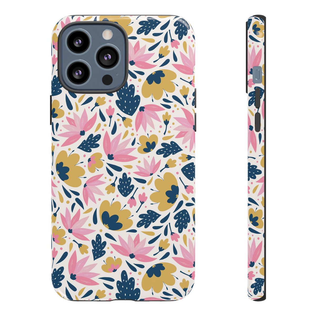 Colorful Little Flower Design Phone Case – Bright and Cheerful Floral Phone Cover 3