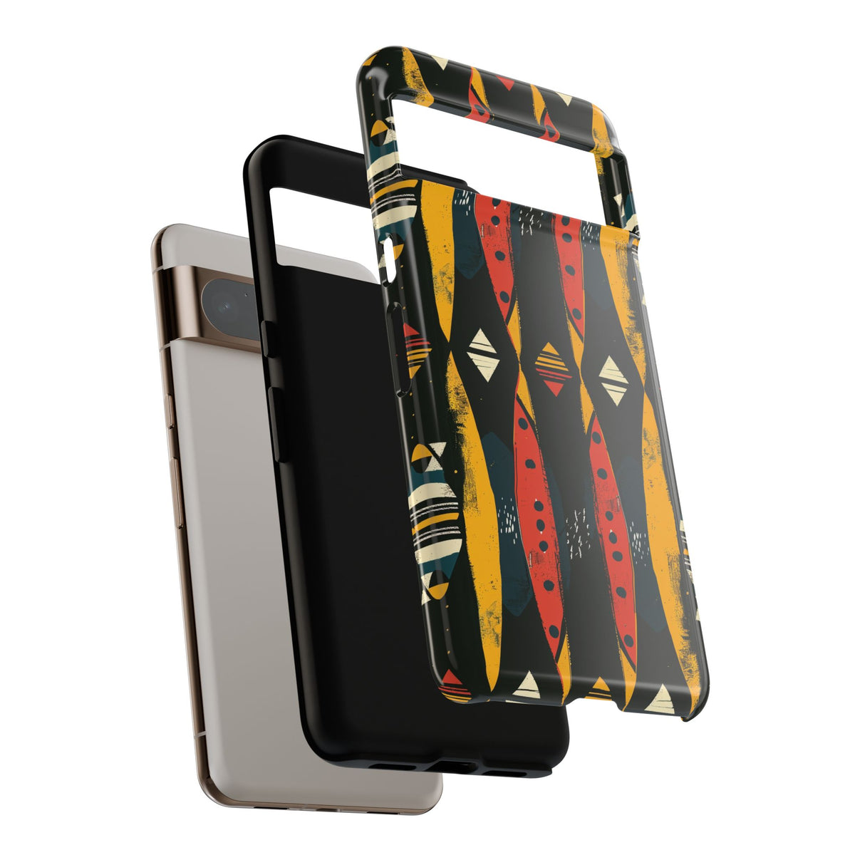 Stylish African Pattern Phone Case – Unique and Vibrant Protection 156