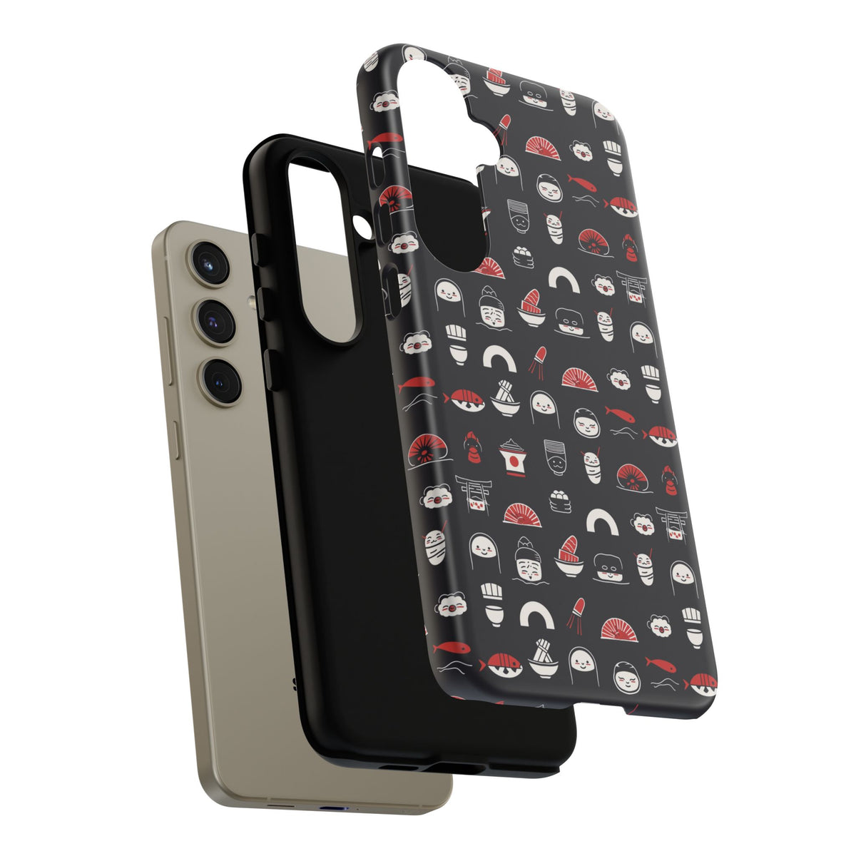 Japanese Pattern Phone Case – Elegant & Timeless Design for Your Phone 456