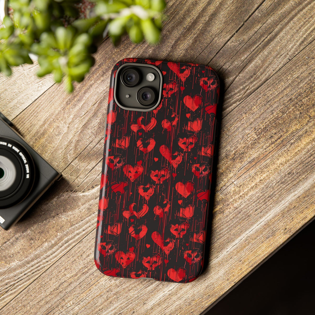 Heart Pattern Phone Case – Stylish & Loving Design for Your Device 825