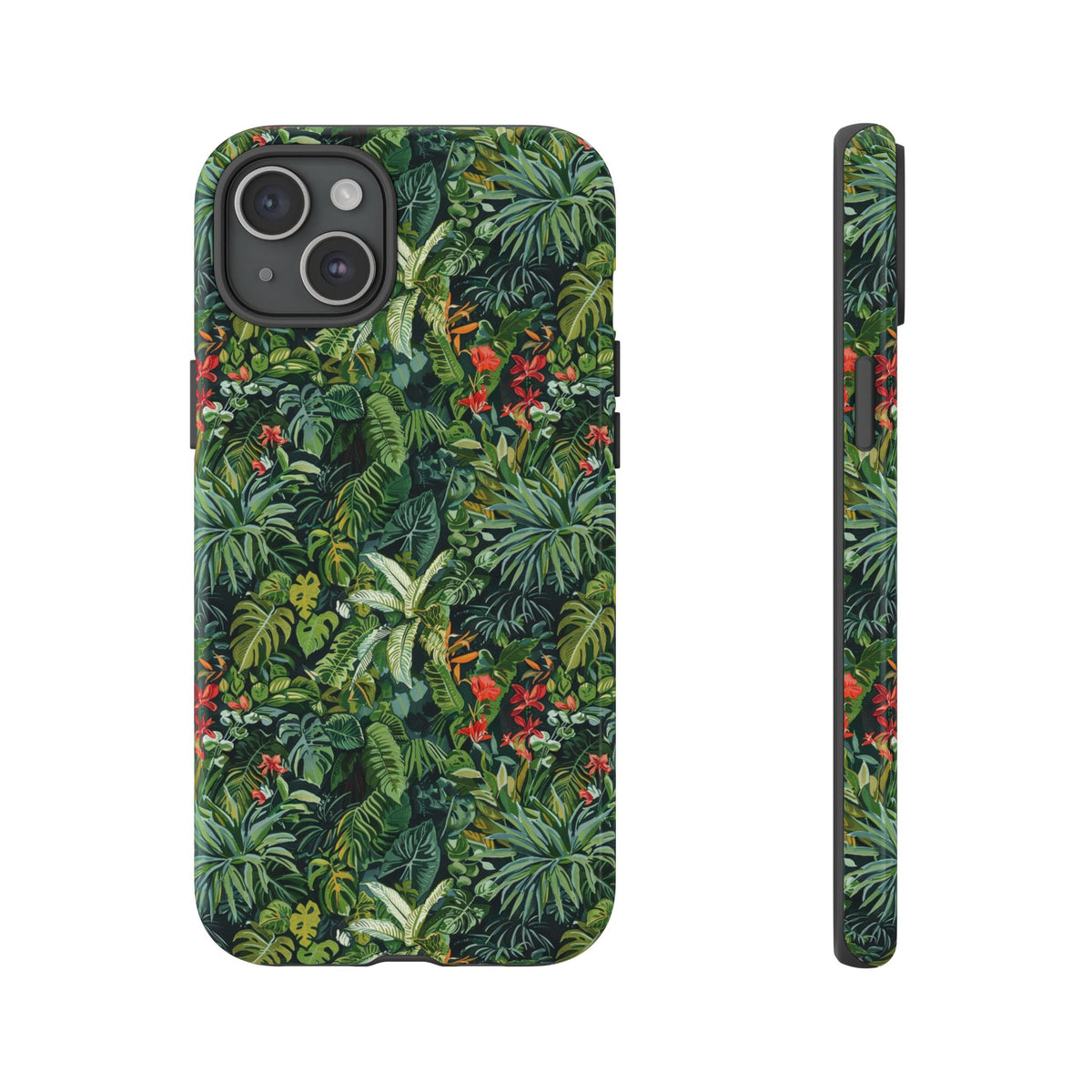 Jungle Pattern Phone Case – Exotic & Lush Design for Your Phone 323