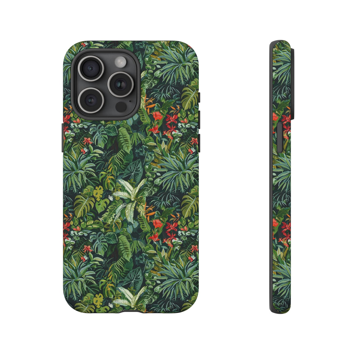 Jungle Pattern Phone Case – Exotic & Lush Design for Your Phone 323