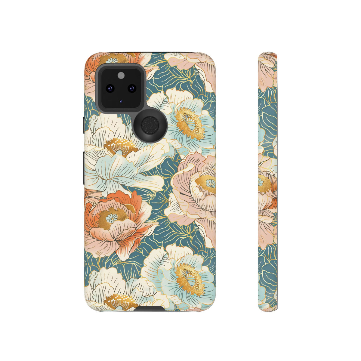 Japanese Blossom Asian Floral Design Phone Case – Elegant Floral Phone Cover 3