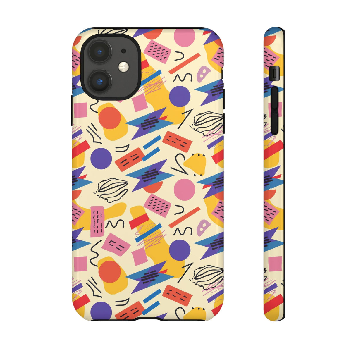 90s Themed Seamless Pattern Phone Case – Embrace Retro Style and Protection 270