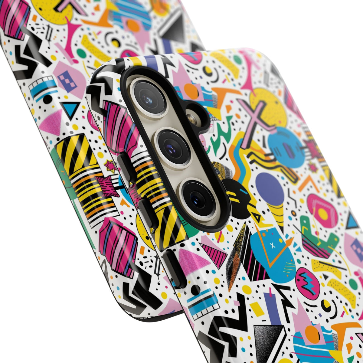 90s Themed Seamless Pattern Phone Case – Embrace Retro Style and Protection 225