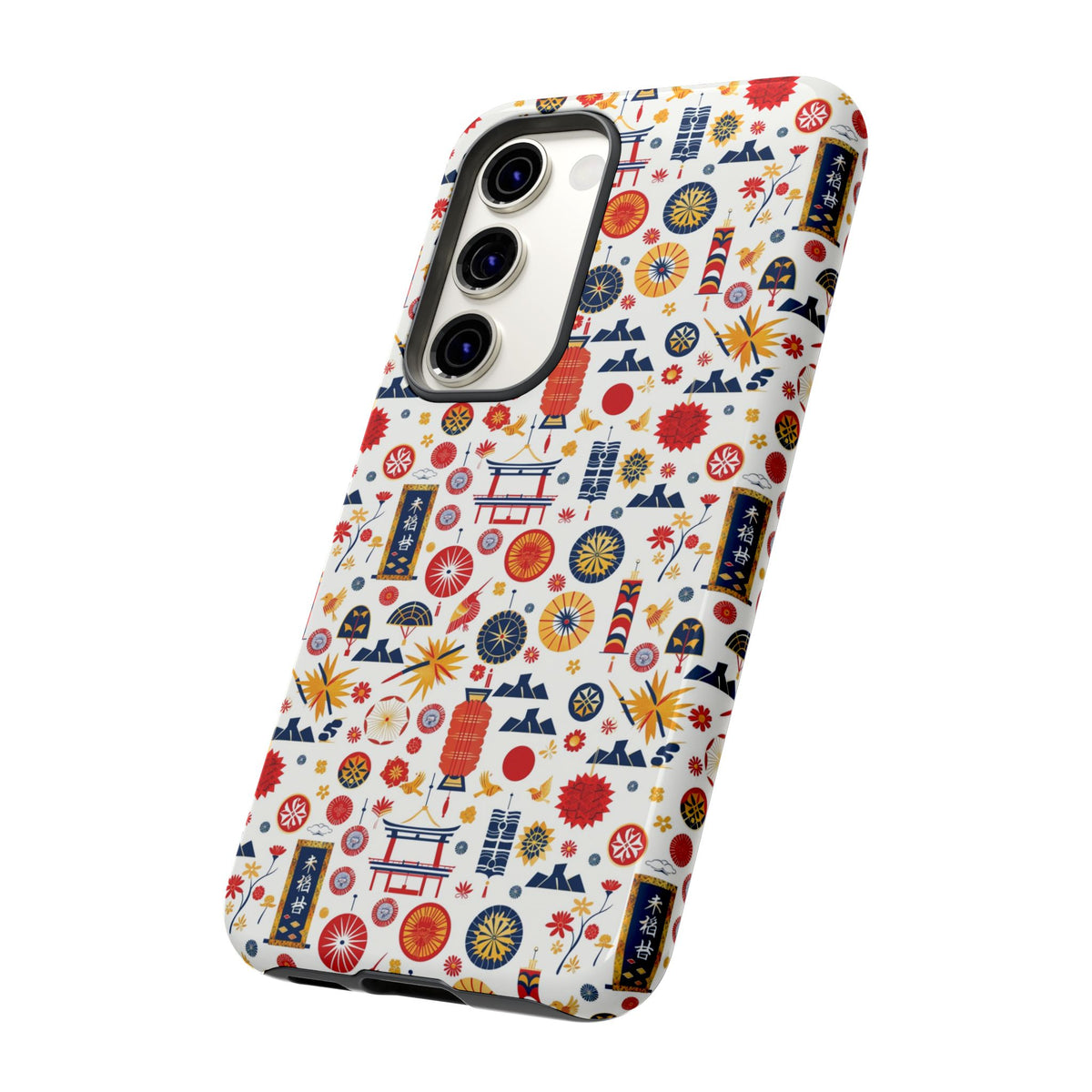 Japanese Pattern Phone Case – Elegant & Timeless Design for Your Phone 118