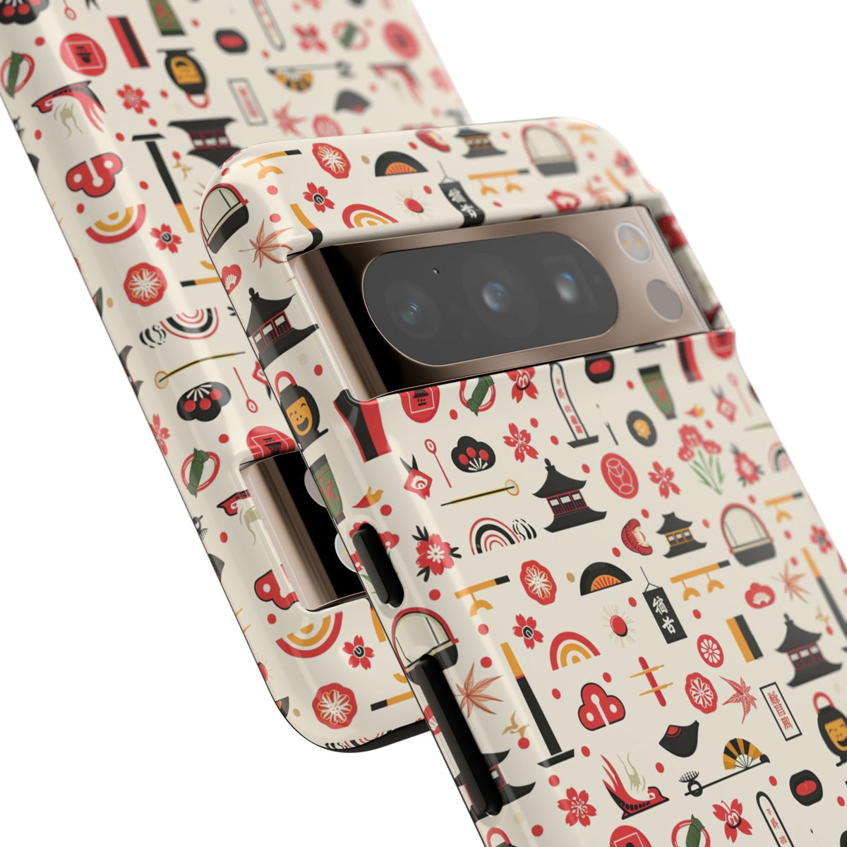 Japanese Pattern Phone Case – Elegant & Timeless Design for Your Phone 100