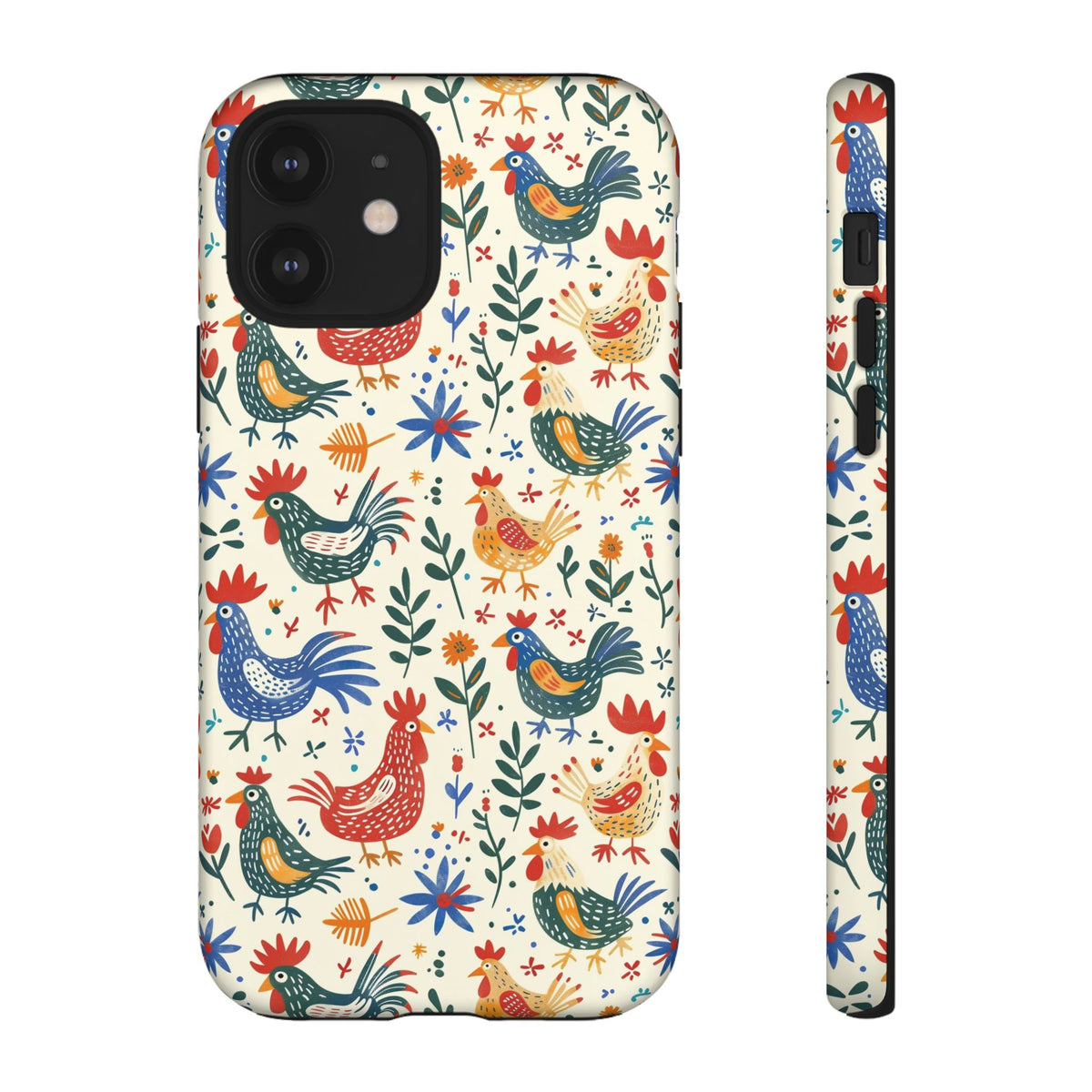 Birds Seamless Pattern Phone Case – Elegant and Timeless Avian Design 8