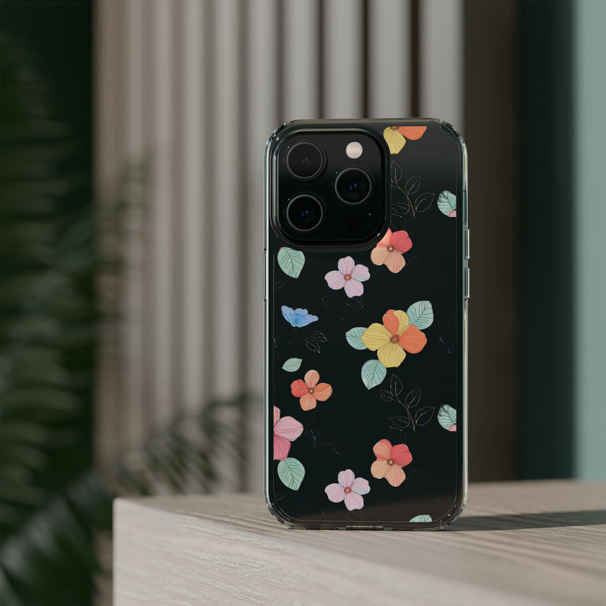 Wild Flowers Garden Stitch Phone Case – Nature-Inspired Floral Design 6