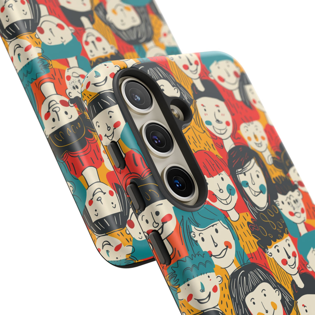 Happy Faces Phone Case – Joyful and Cheerful Design for a Bright Look 3