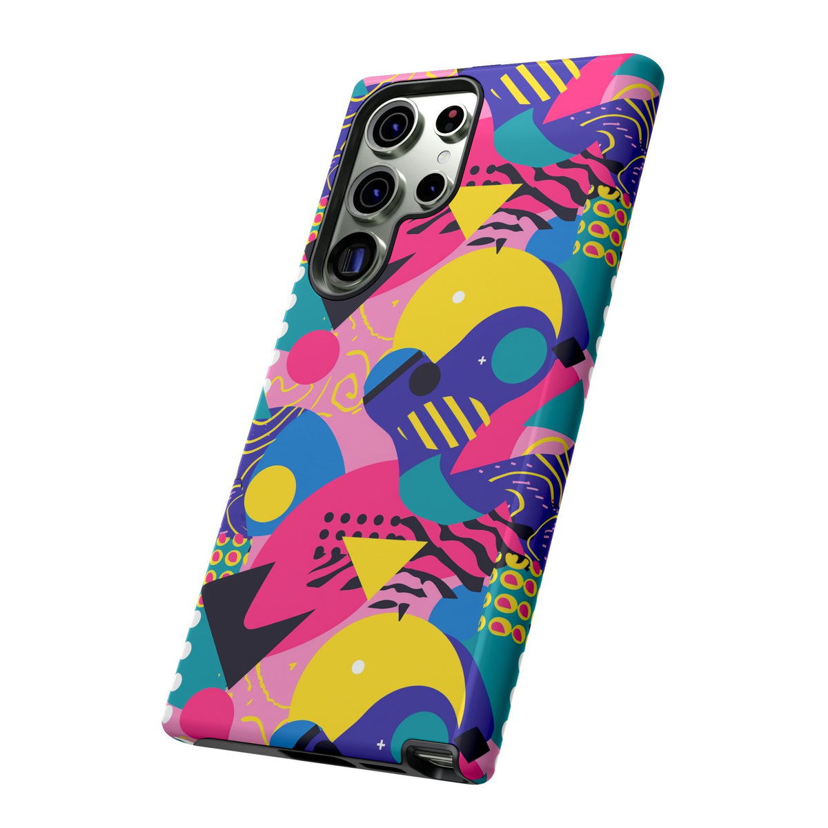 90s Themed Seamless Pattern Phone Case – Embrace Retro Style and Protection 283