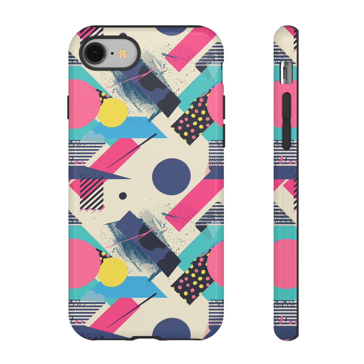 Retro 80s Seamless Phone Case – Vintage Style Meets Modern Protection 089