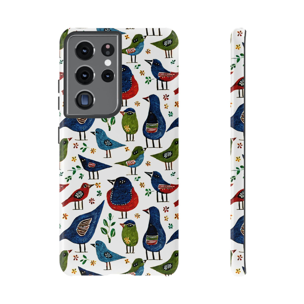 Birds Seamless Pattern Phone Case – Elegant and Timeless Avian Design 12