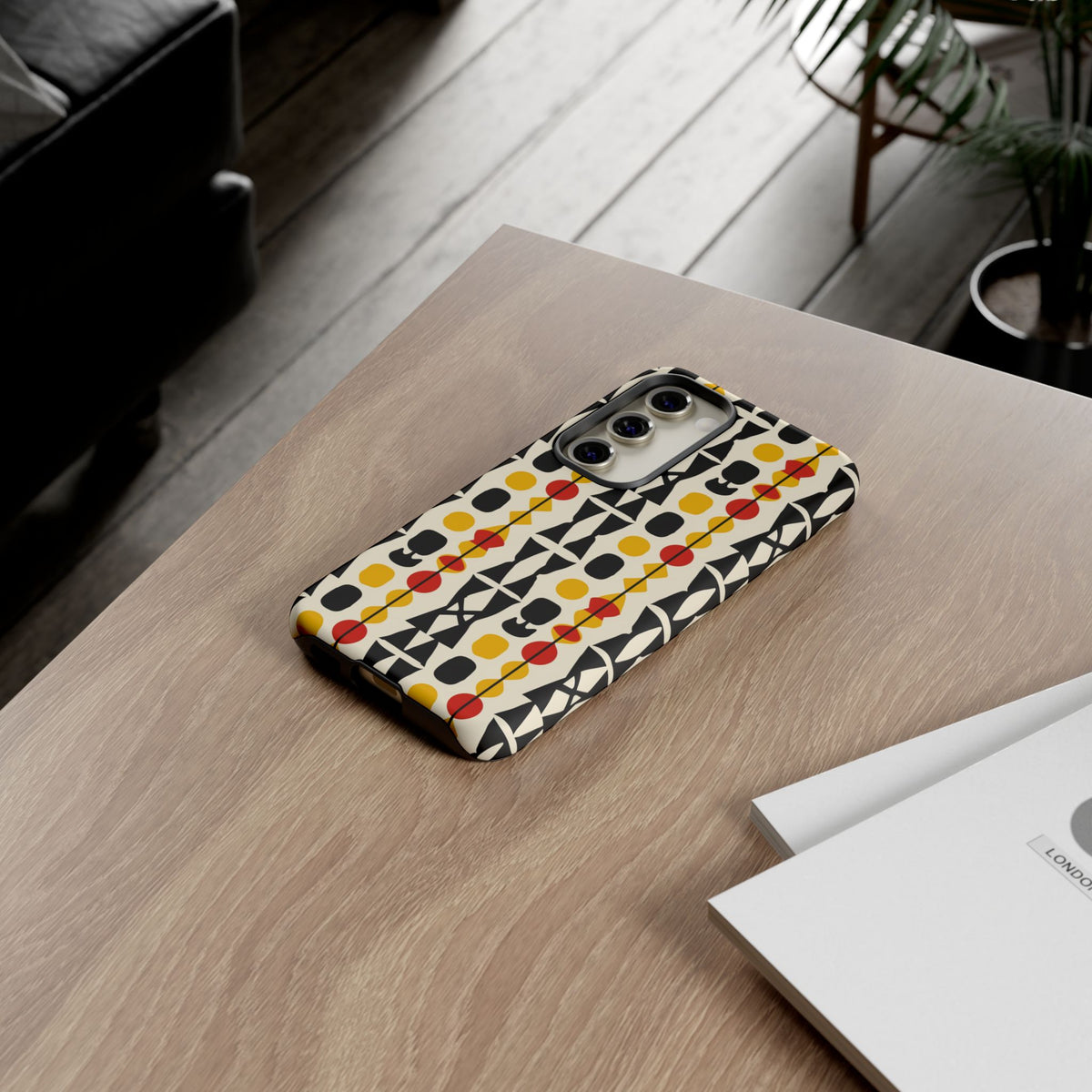 Stylish African Pattern Phone Case – Unique and Vibrant Protection 194