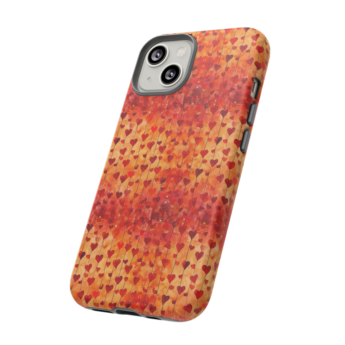 Heart Pattern Phone Case – Stylish & Loving Design for Your Device 827