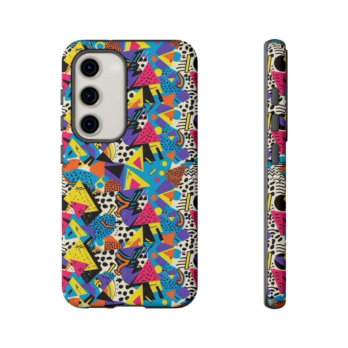 90s Themed Seamless Pattern Phone Case – Embrace Retro Style and Protection 231