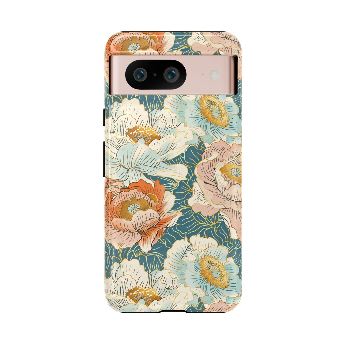 Japanese Blossom Asian Floral Design Phone Case – Elegant Floral Phone Cover 3