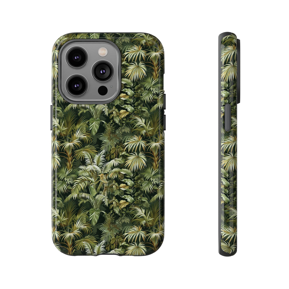 Jungle Pattern Phone Case – Exotic & Lush Design for Your Phone 331