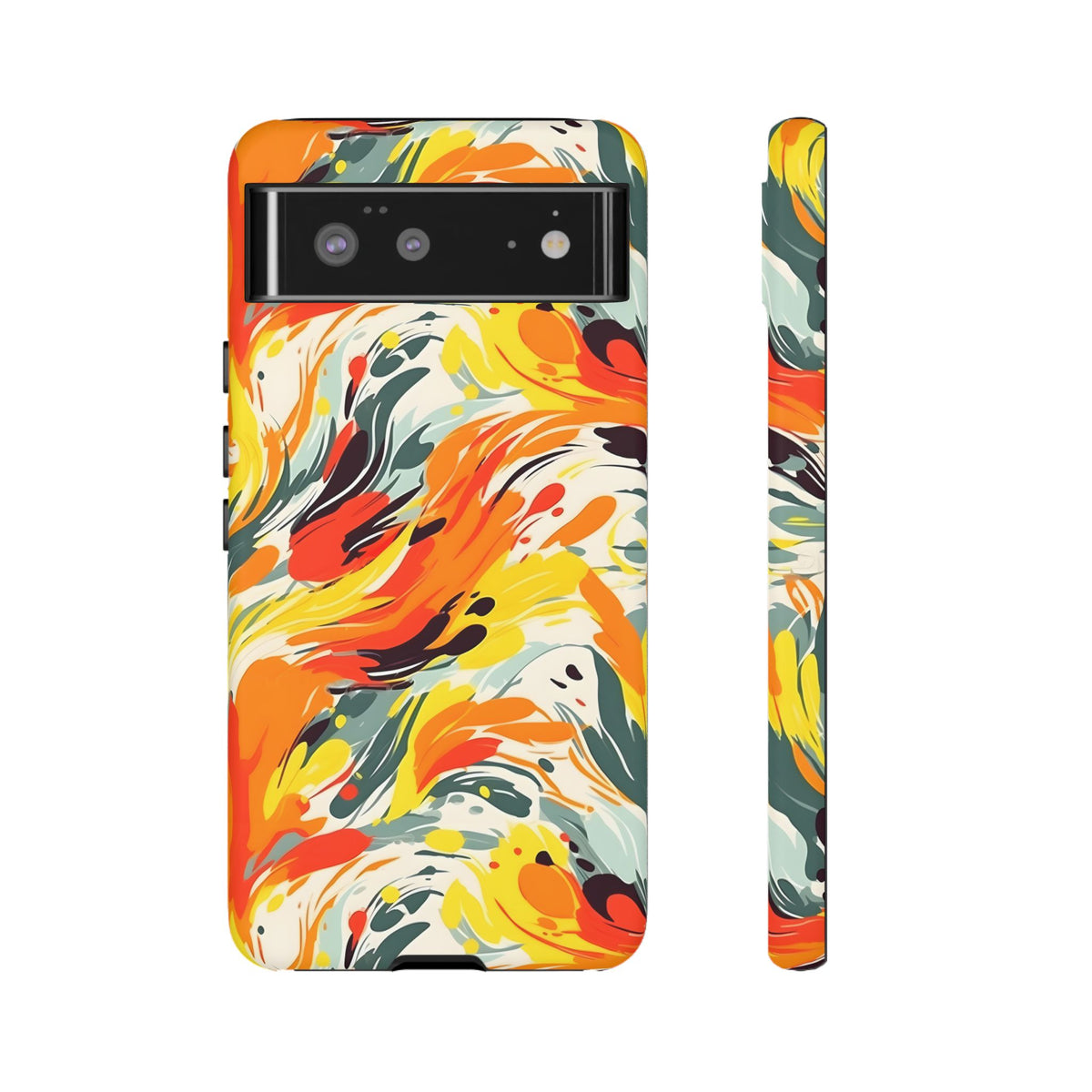 Abstract Painting Design Phone Case – Modern Art-Inspired Phone Cover 5