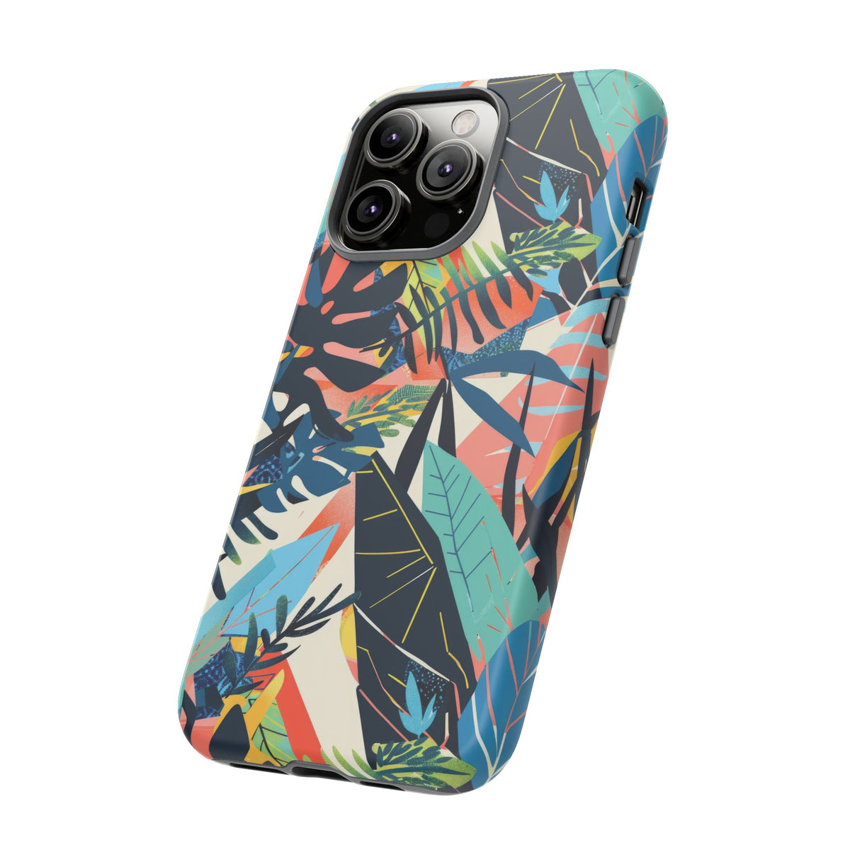 Jungle Collage Phone Case – Vibrant & Durable