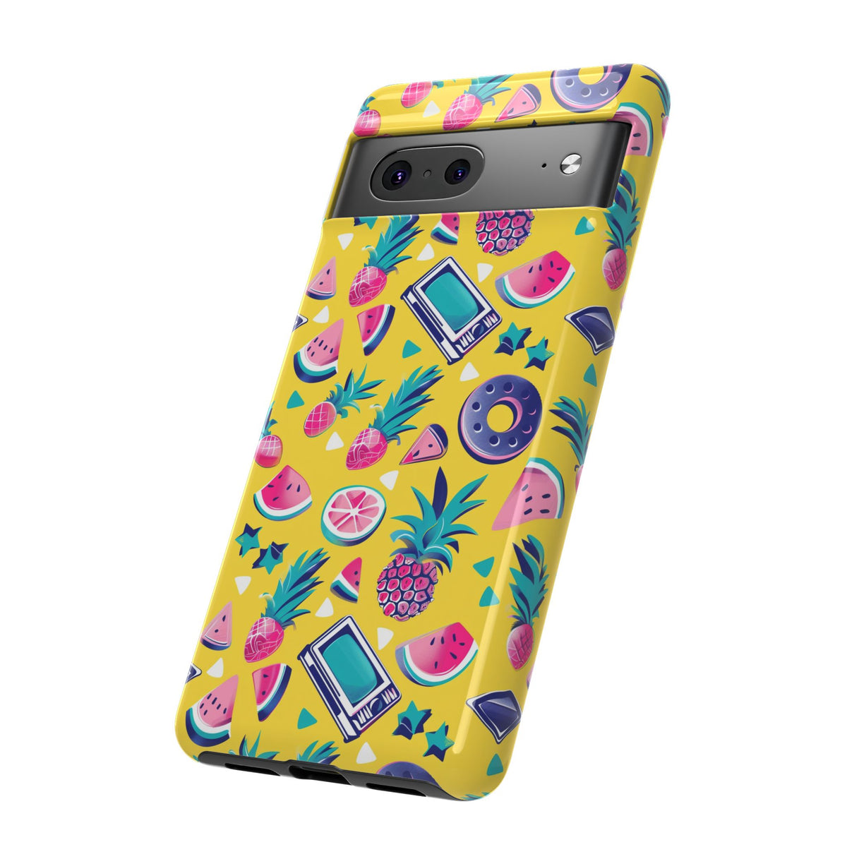 90s Themed Seamless Pattern Phone Case – Embrace Retro Style and Protection 255