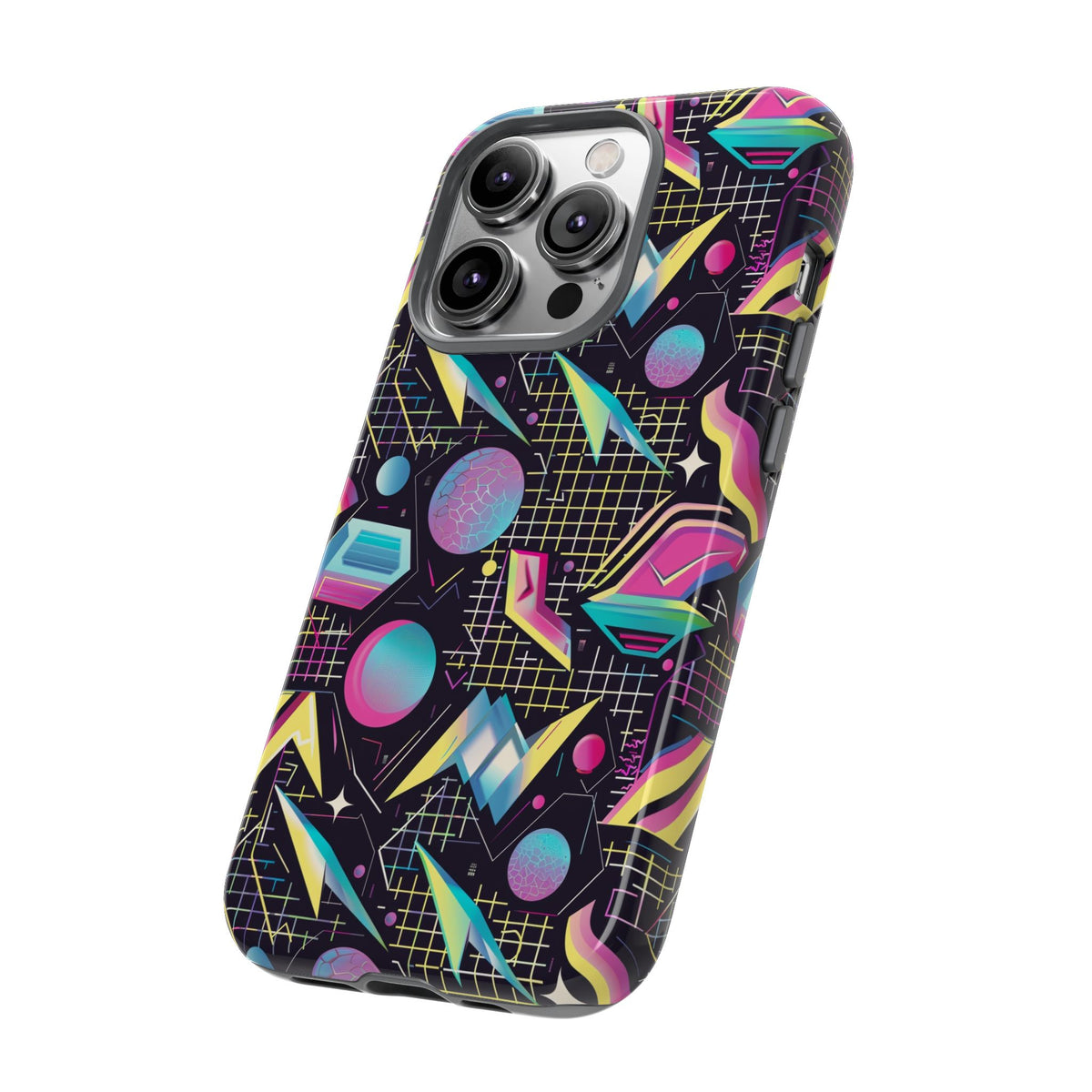 Retro 80s Seamless Phone Case – Vintage Style Meets Modern Protection 086