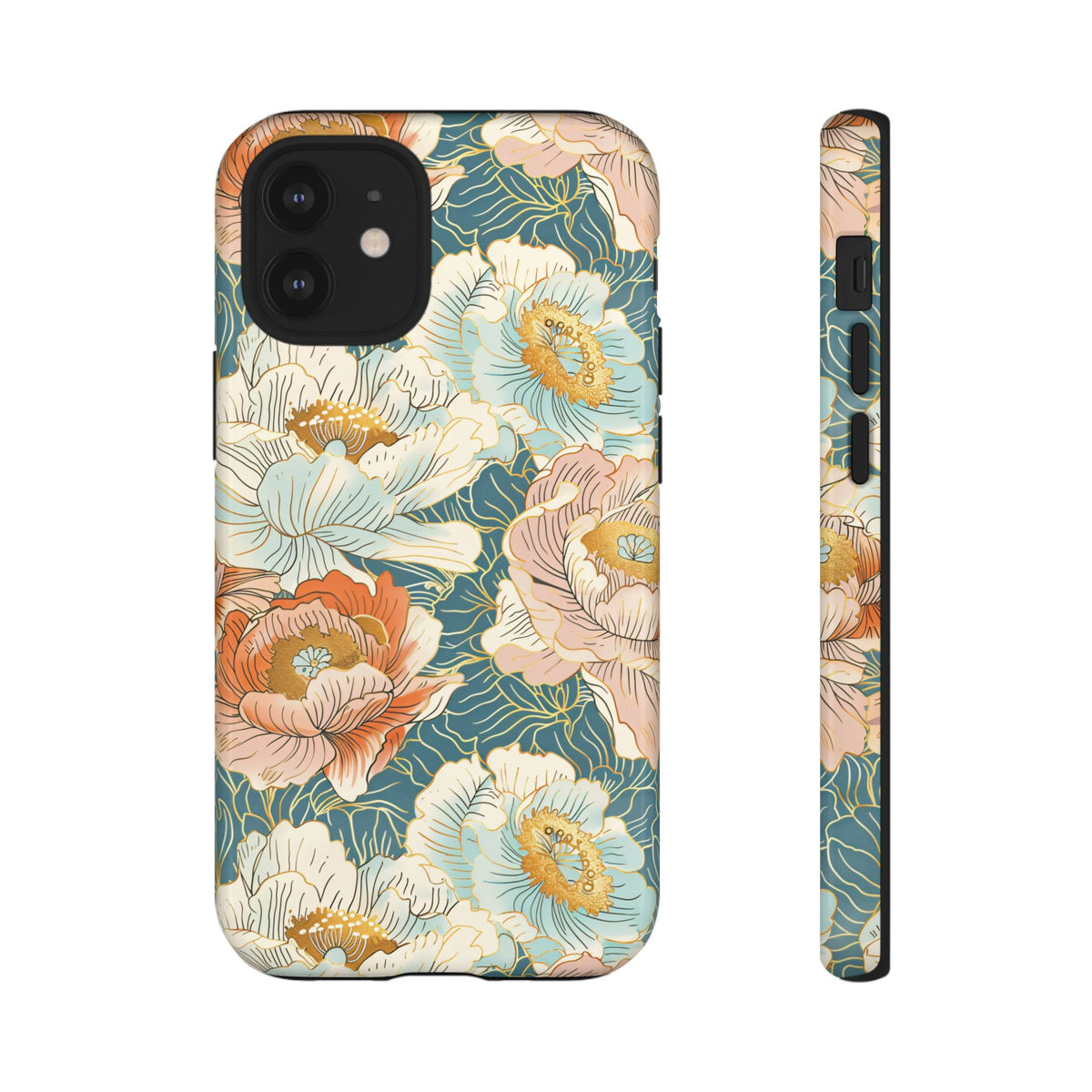 Japanese Blossom Asian Floral Design Phone Case – Elegant Floral Phone Cover 3