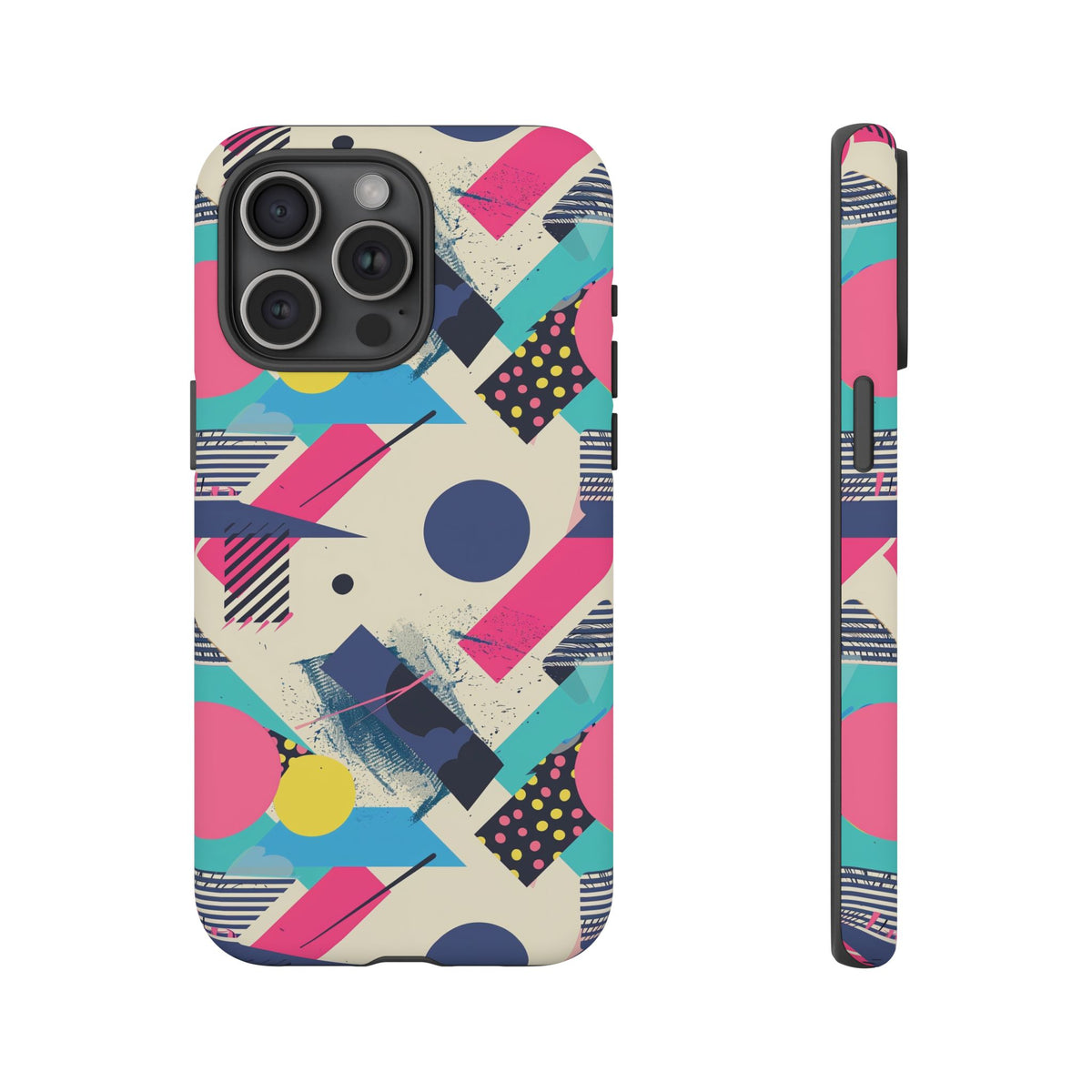 Retro 80s Seamless Phone Case – Vintage Style Meets Modern Protection 089