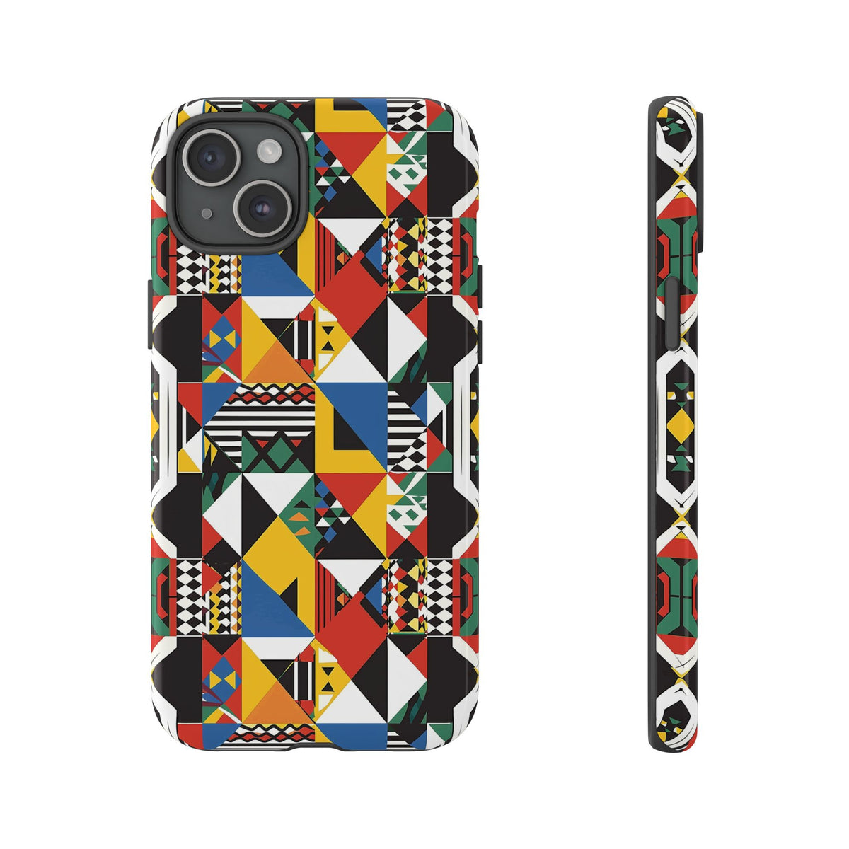 Stylish African Pattern Phone Case – Unique and Vibrant Protection 182