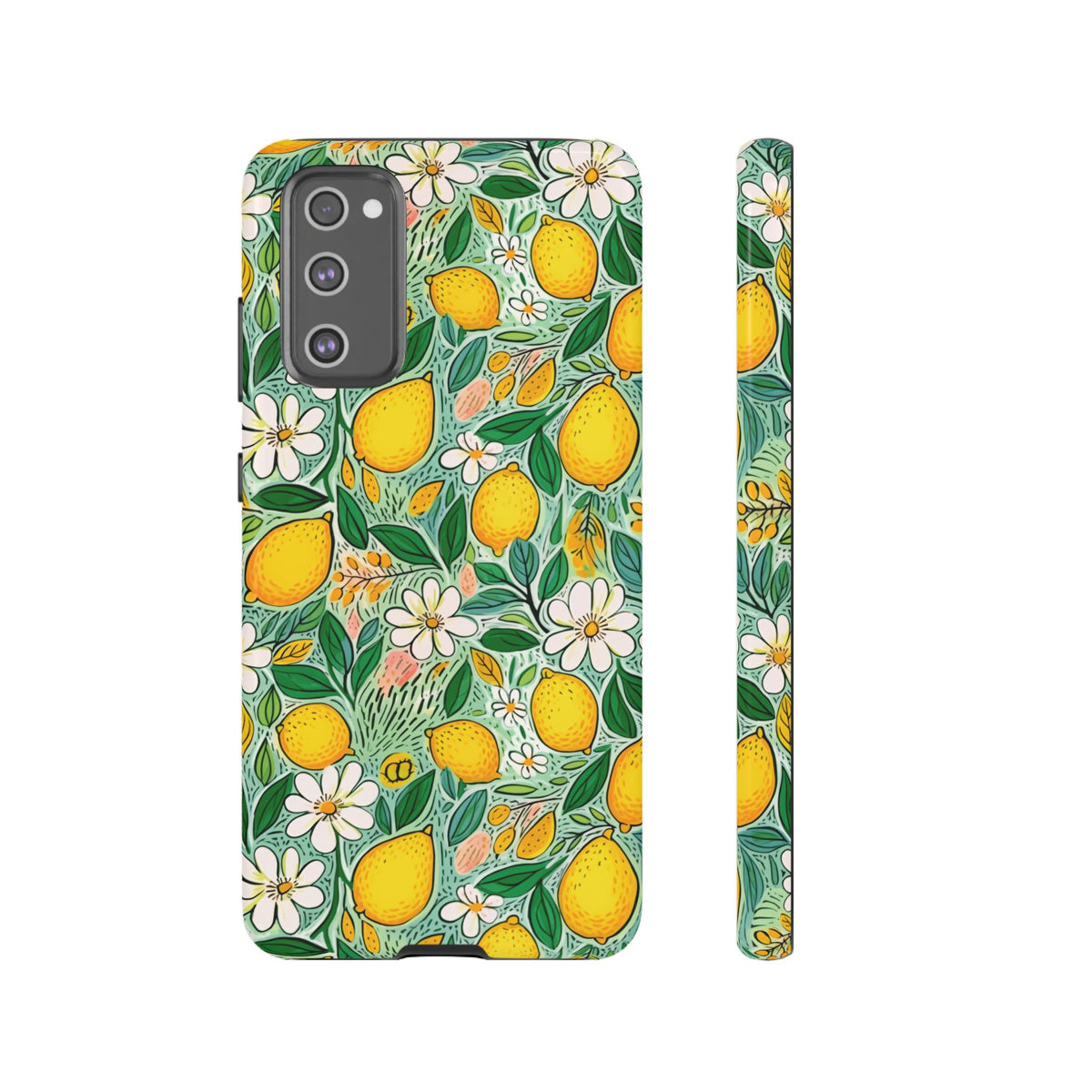 Cute Summer Lemons Phone Case – Refreshing Citrus Design for Your Phone 3