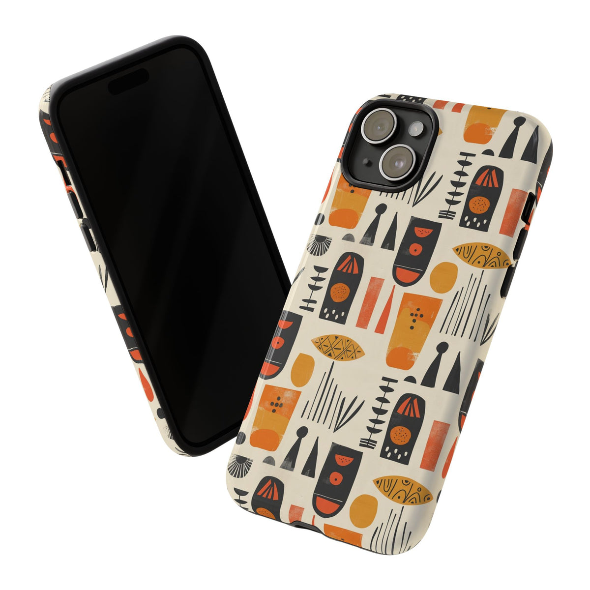 Stylish African Pattern Phone Case – Unique and Vibrant Protection 208