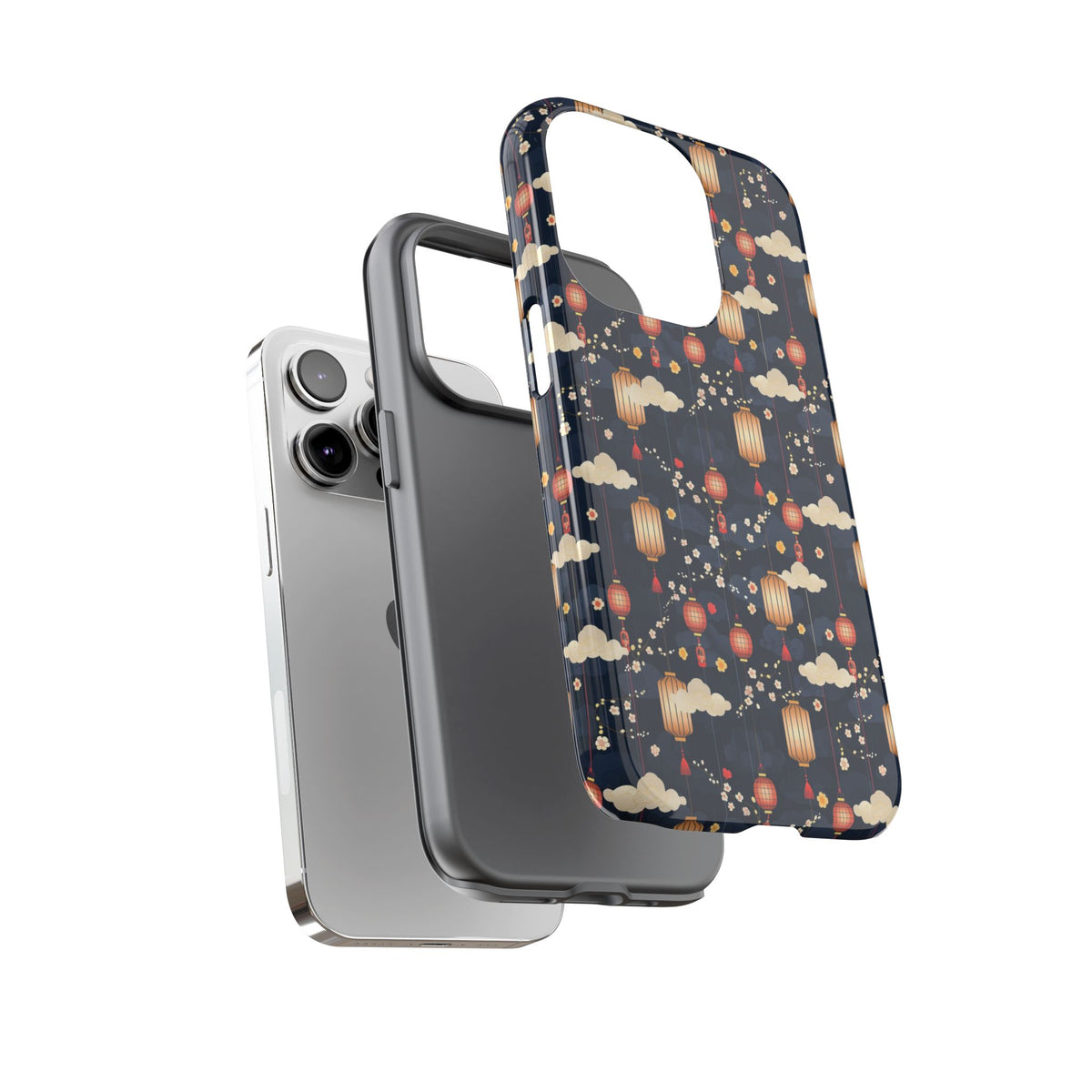 Japanese Pattern Phone Case – Elegant & Timeless Design for Your Phone 470