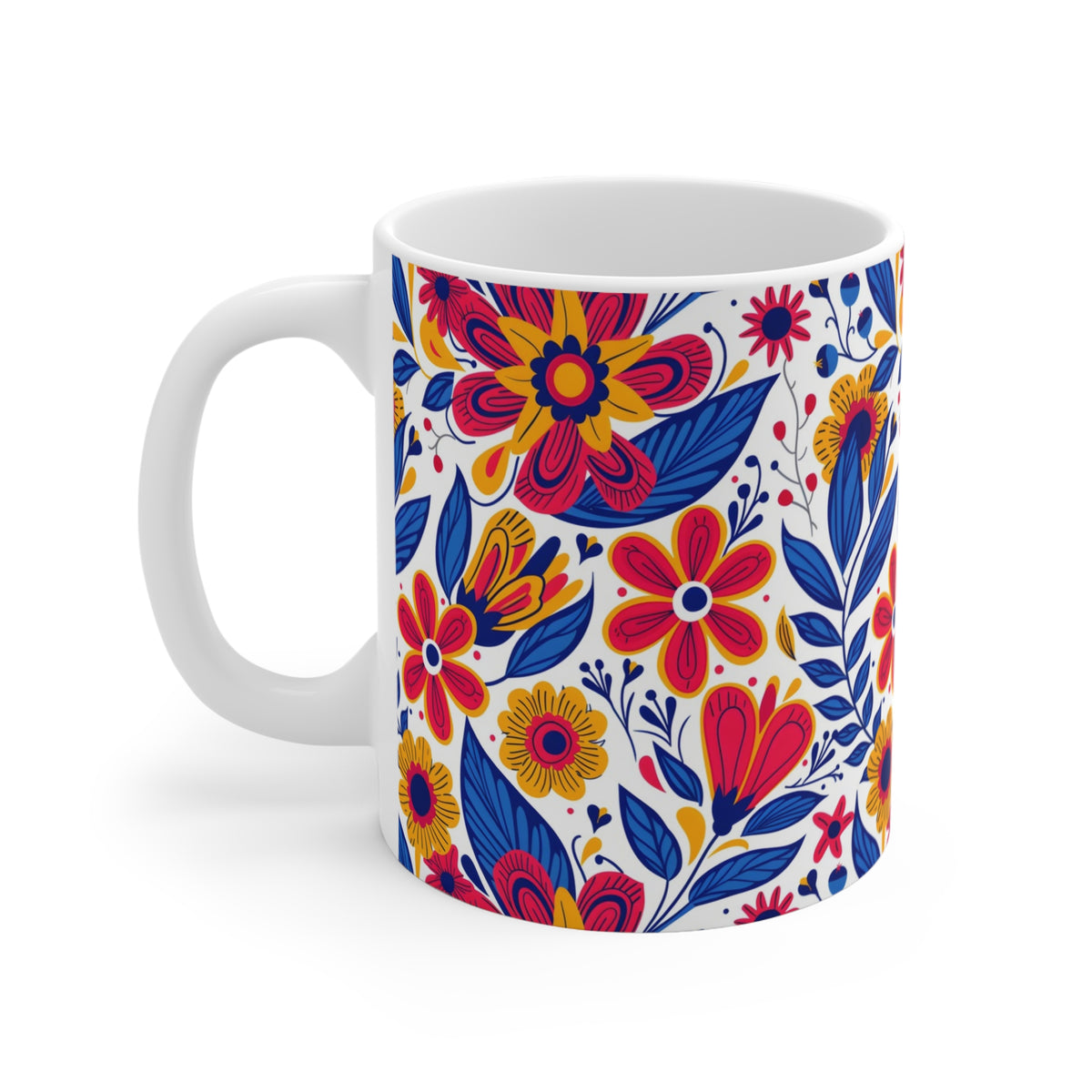 Groove Floral Bohemian Coffee Mug – Perfect for Free Spirits  (15)