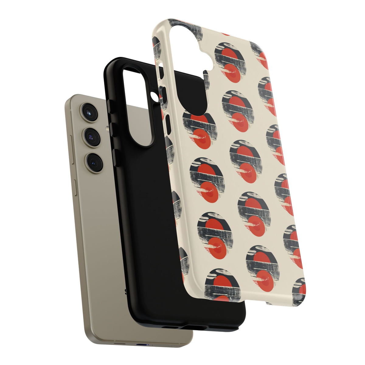 Japanese Pattern Phone Case – Elegant & Timeless Design for Your Phone 098