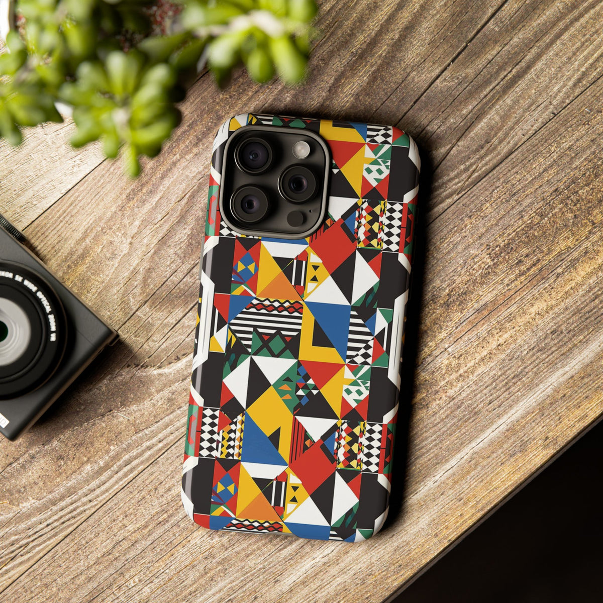 Stylish African Pattern Phone Case – Unique and Vibrant Protection 182