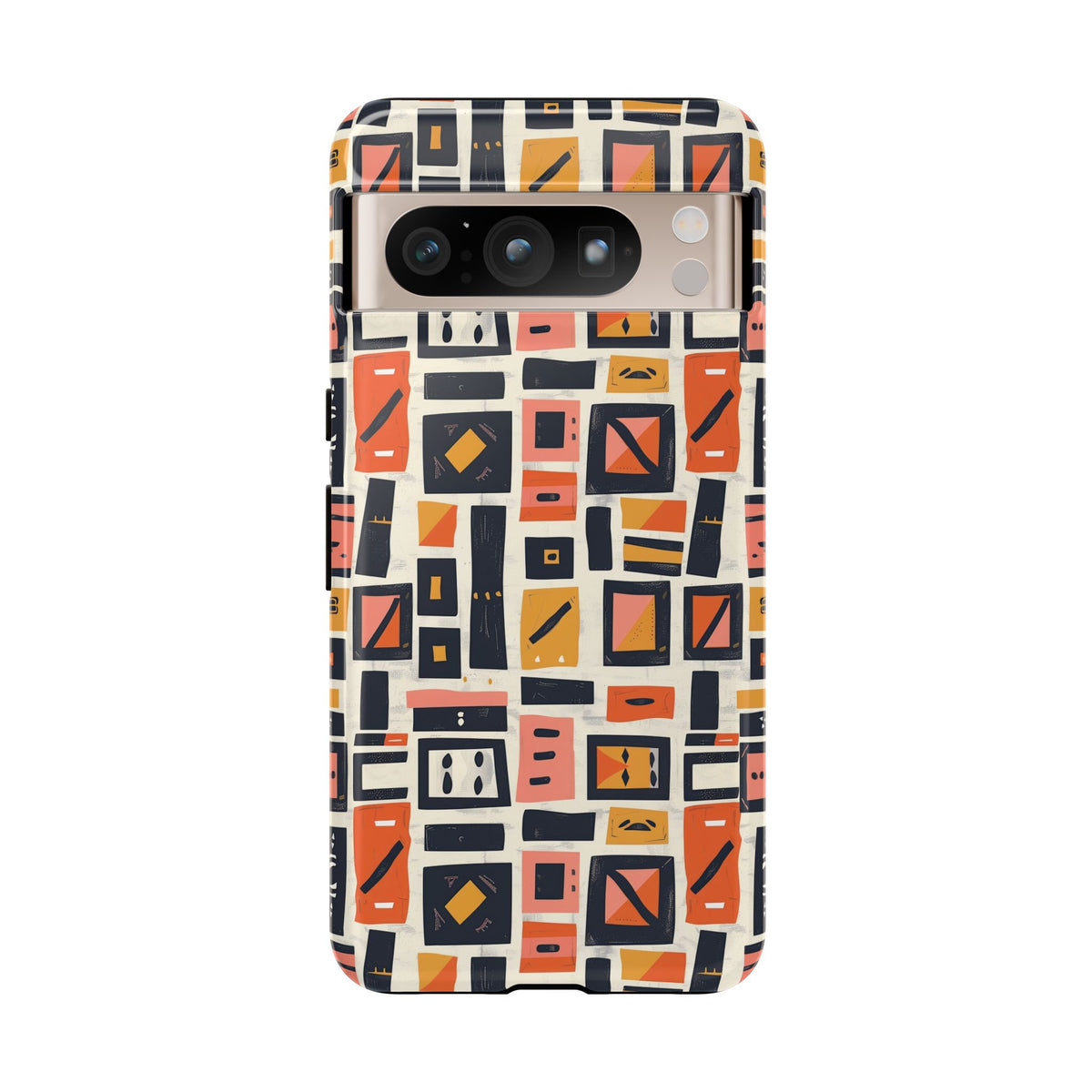 Stylish African Pattern Phone Case – Unique and Vibrant Protection 087