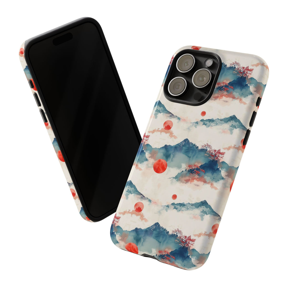 Japanese Pattern Phone Case – Elegant & Timeless Design for Your Phone 477