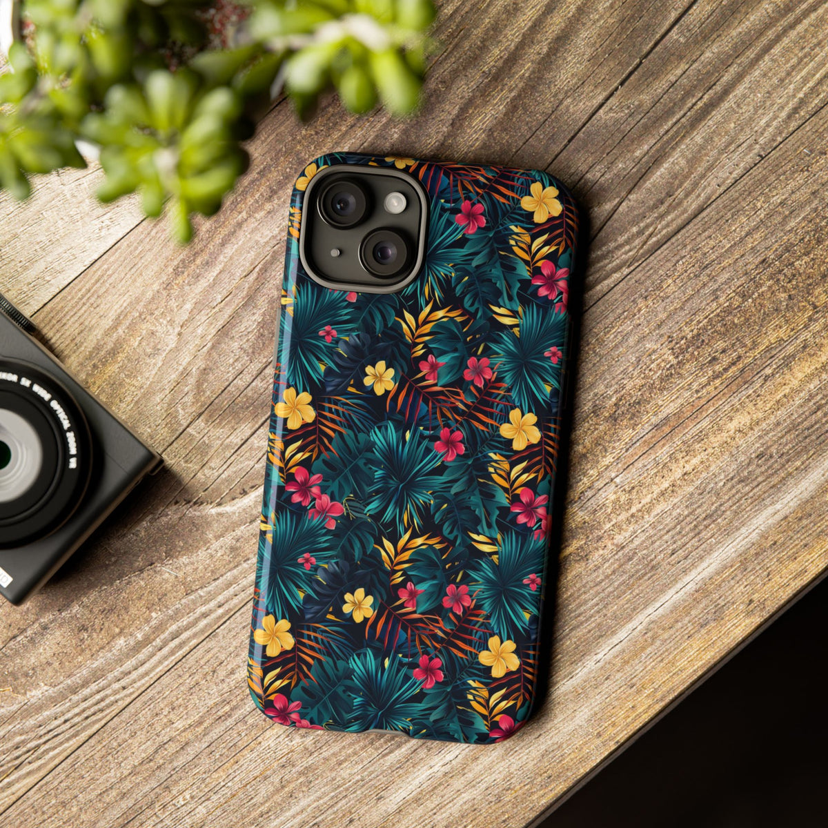 Jungle Pattern Phone Case – Exotic & Lush Design for Your Phone 327