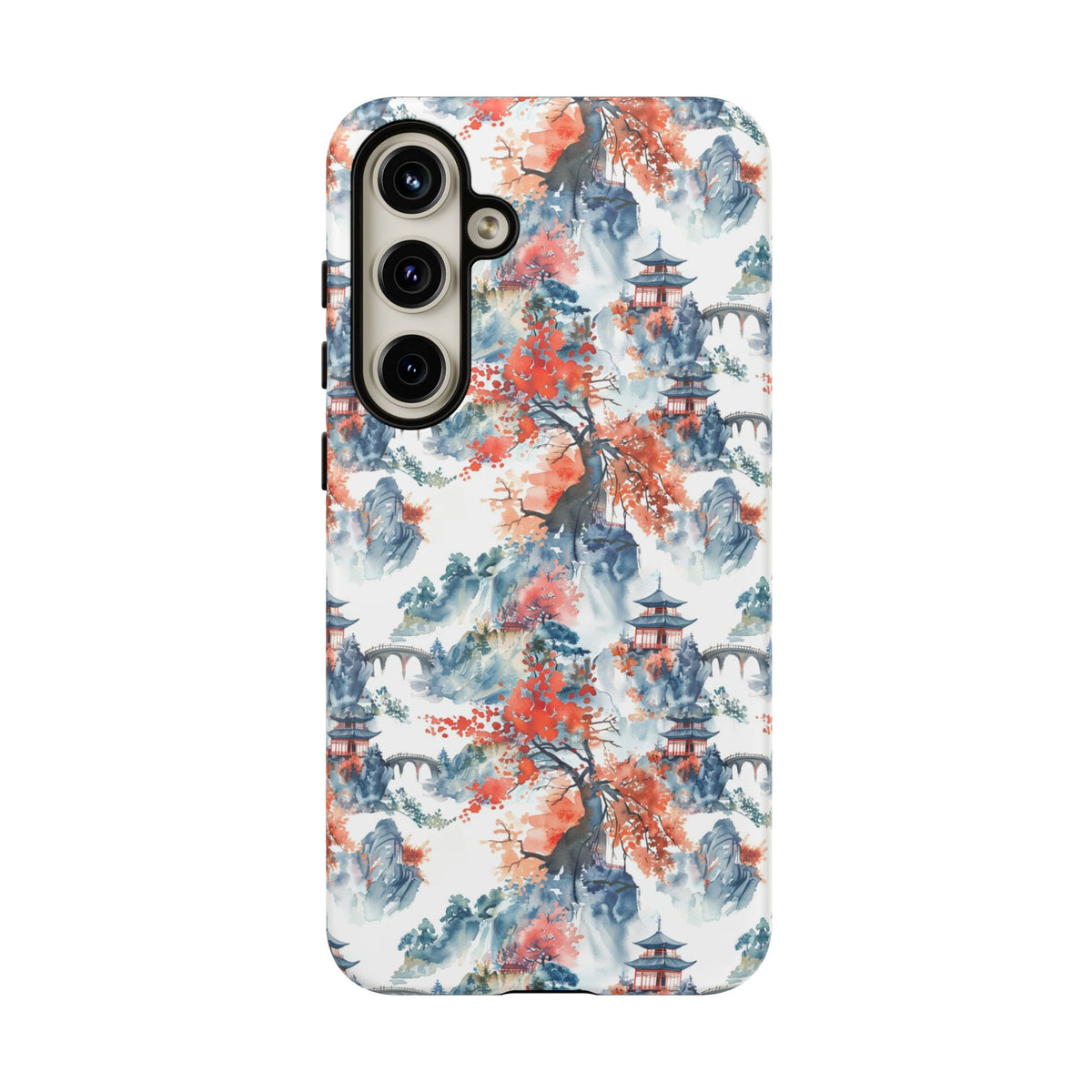 Japanese Pattern Phone Case – Elegant & Timeless Design for Your Phone 043