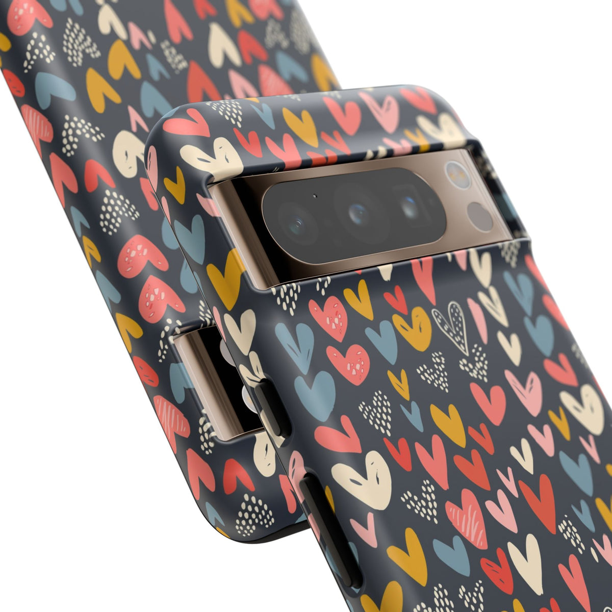 Heart Pattern Phone Case – Stylish & Loving Design for Your Device 816