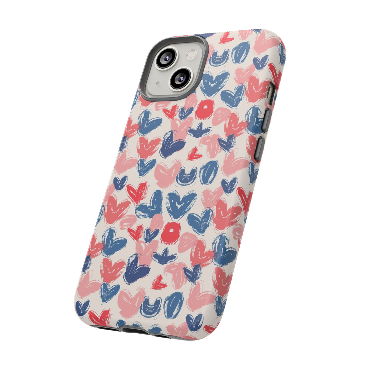 Heart Pattern Phone Case – Stylish & Loving Design for Your Device 354